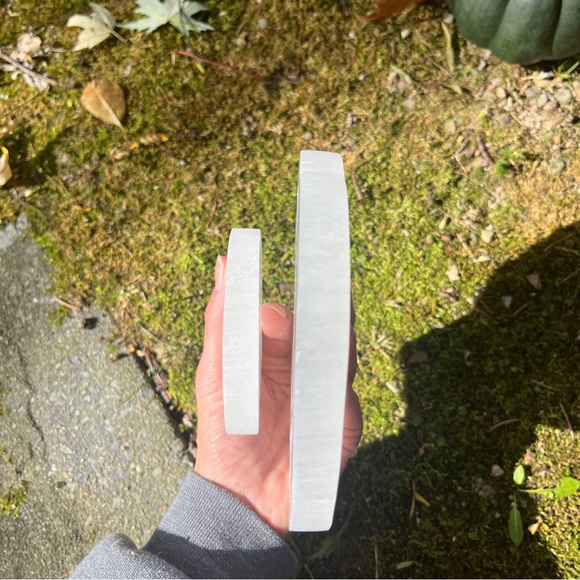 Set of TWO (2) Grateful Dead etched selenite pieces - Picture 8 of 8